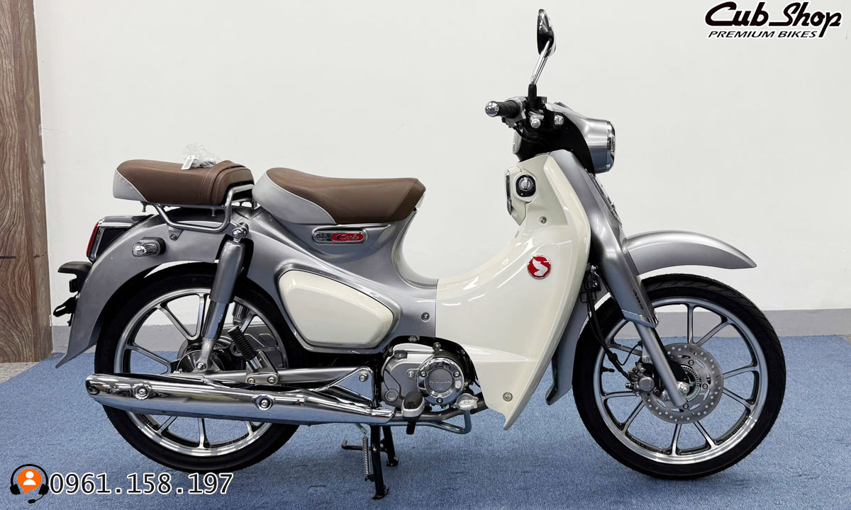 Honda Super Cub C125 Thái Lan 2026 ABS Màu Xám Bạc
